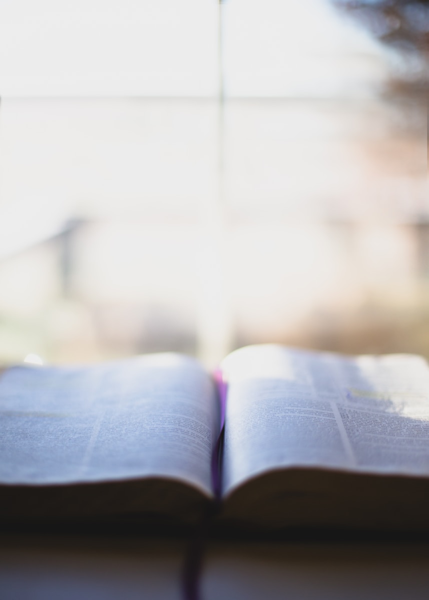 opened bible